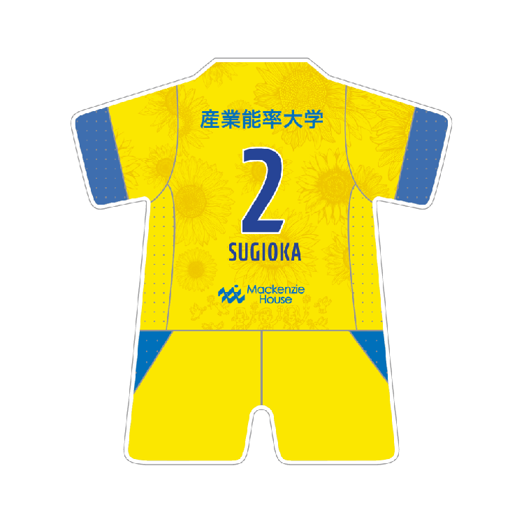 ひまわりユニフォームグッズ ユニフォーム型ステッカー 湘南ベルマーレオフィシャルオンラインショップ